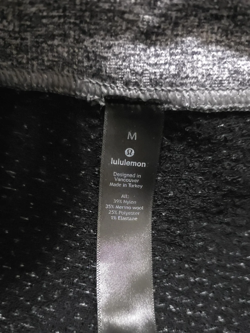 lululemon Engineered Warmth Jogger Black/White Size Medium